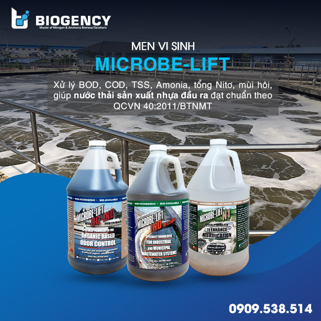 [BIOGENCY] Giải pháp: Xử lý nước thải sản xuất nhựa