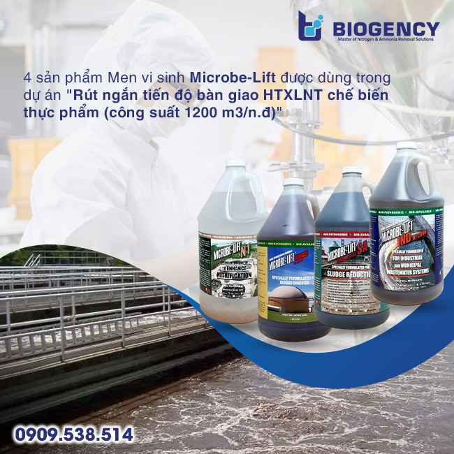 Rút ngắn tiến độ bàn giao HTXLNT chế biến thực phẩm (công suất 1200 m3/n.đ) Rút ngắn tiến độ bàn giao HTXLNT chế biến thực phẩm (công suất 1200 m3/n.đ)
