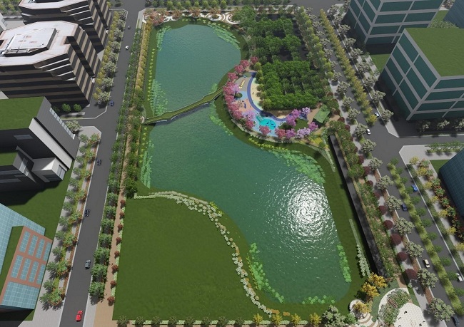 Hồ điều hòa: Giải pháp xanh trong xử lý nước thải đô thị Hồ điều hòa: Giải pháp xanh trong xử lý nước thải đô thị