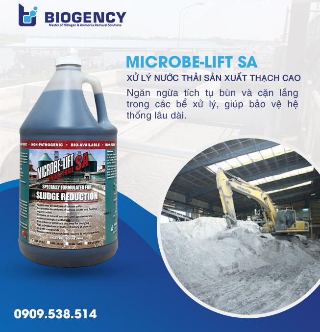 [BIOGENCY] Giải pháp: Xử lý nước thải sản xuất thạch cao