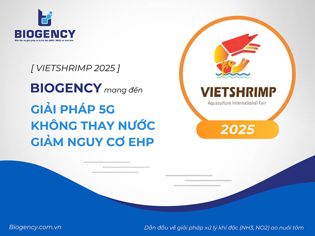 [VietShrimp 2025] BIOGENCY mang đến Giải pháp 5G giúp “Không thay nước - Giảm nguy cơ EHP”