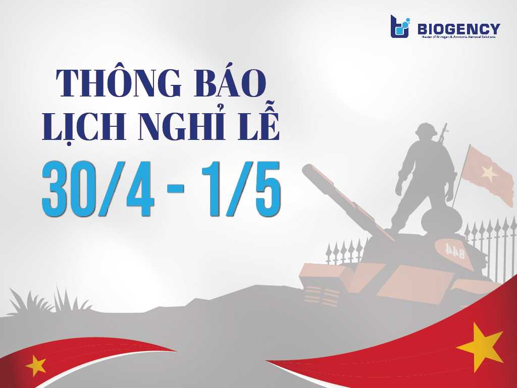 Thông báo lịch nghỉ Lễ 30/4 & 01/05 năm 2025 – BIOGENCY