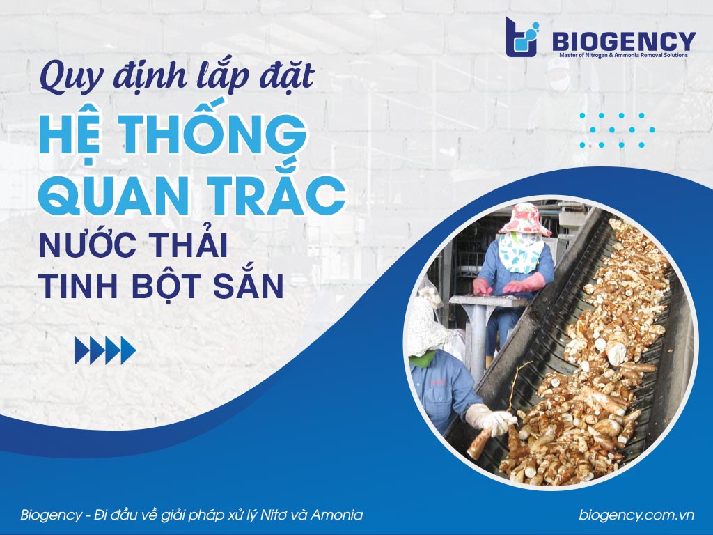 Quy định lắp đặt hệ thống quan trắc nước thải tinh bột sắn