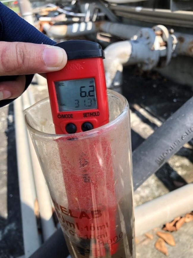 pH thấp dưới 6.5. pH thấp dưới 6.5.