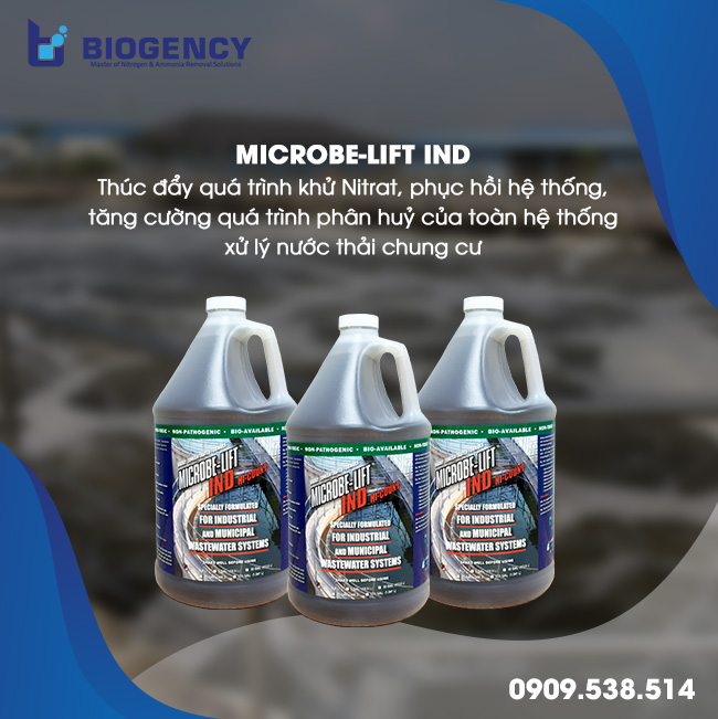 Men vi sinh Microbe-Lift IND dùng trong xử lý nước thải chung cư. Men vi sinh Microbe-Lift IND dùng trong xử lý nước thải chung cư.