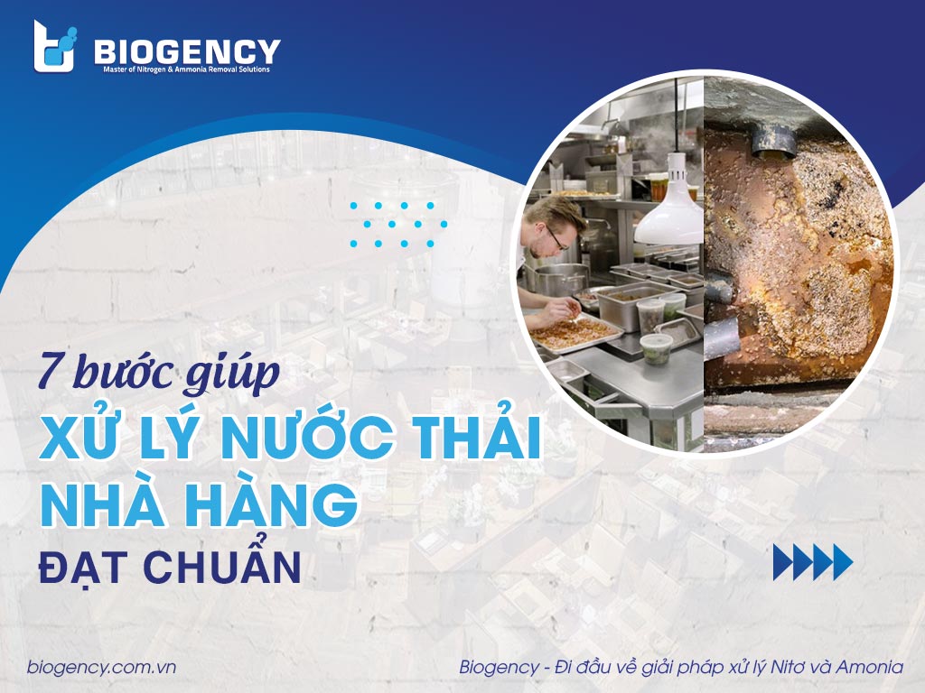 7 bước giúp xử lý nước thải nhà hàng đạt chuẩn