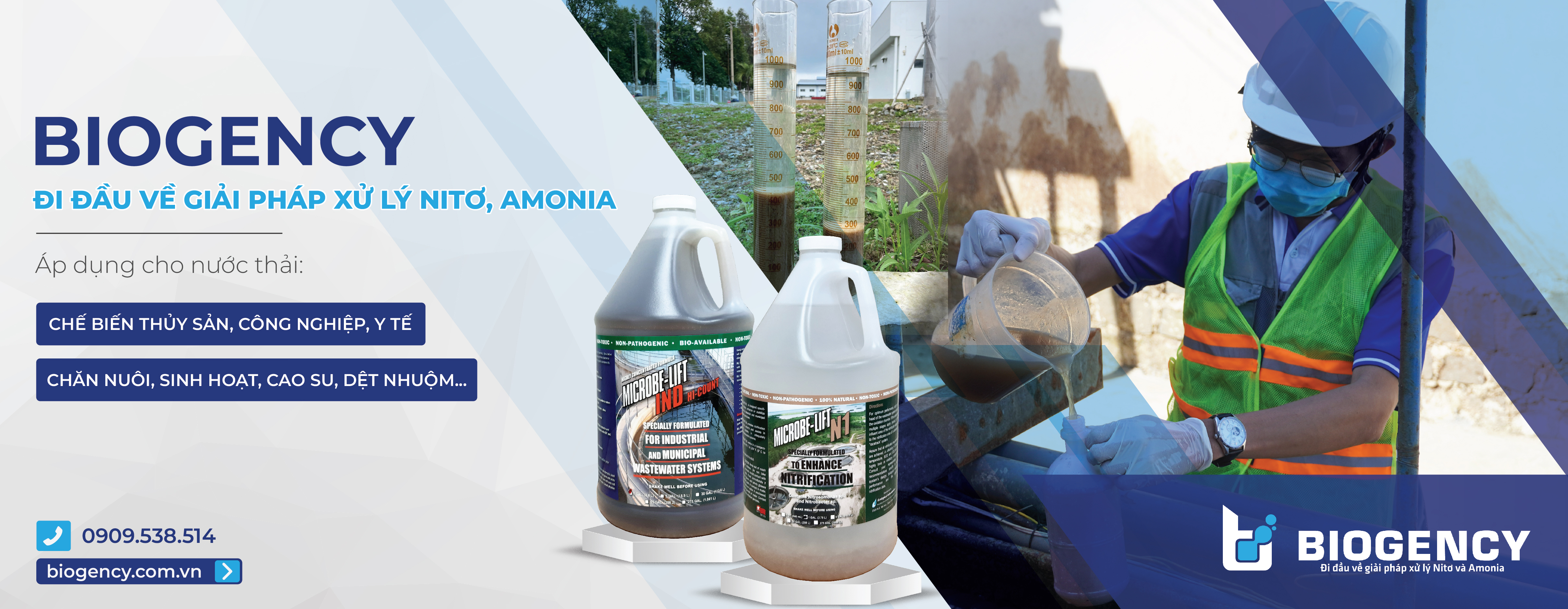 BIOGENCY - Đi đầu về giải pháp xử lý Nitơ, Amonia
