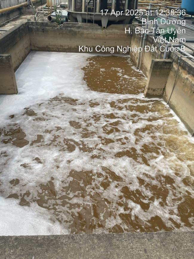 Nước thải tại HTXLNT giấy (200 m3/ngày.đêm) Nước thải tại HTXLNT giấy (200 m3/ngày.đêm)