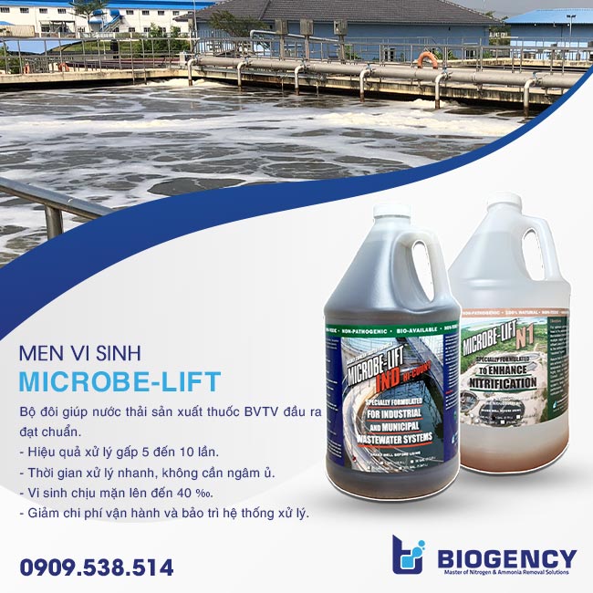 Bộ đôi men vi sinh Microbe-Lift IND và Microbe-Lift N1. Bộ đôi men vi sinh Microbe-Lift IND và Microbe-Lift N1.