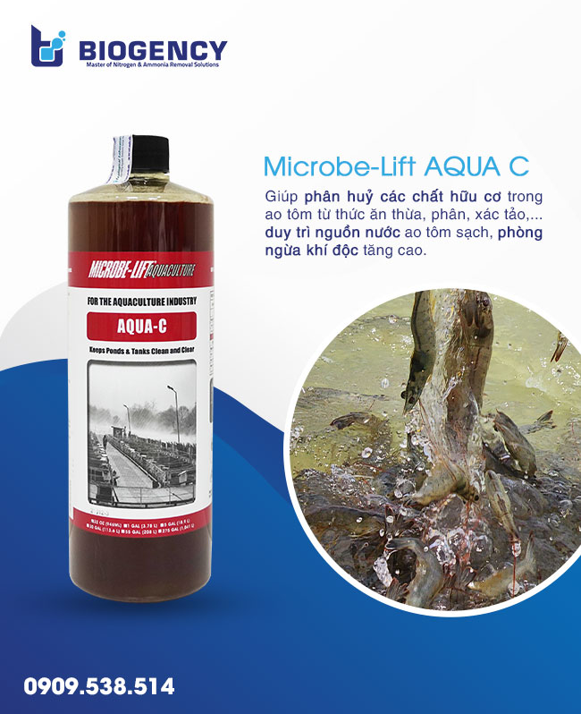 Men vi sinh Microbe-Lift AQUA C giúp duy trì nguồn nước sạch. Men vi sinh Microbe-Lift AQUA C giúp duy trì nguồn nước sạch.