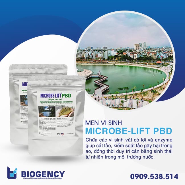 Men vi sinh cắt tảo Microbe-Lift PBD. Men vi sinh cắt tảo Microbe-Lift PBD.