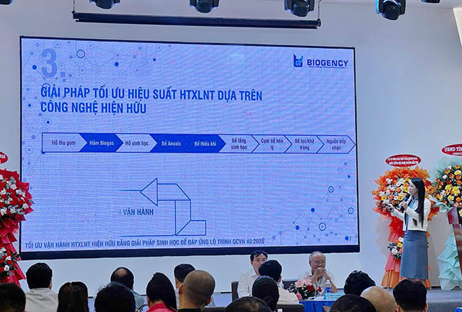 BIOGENCY giới thiệu giải pháp tối ưu hiệu suất HTXLNT tại Hội nghị của Hiệp hội sắn Việt Nam. BIOGENCY giới thiệu giải pháp tối ưu hiệu suất HTXLNT tại Hội nghị của Hiệp hội sắn Việt Nam.