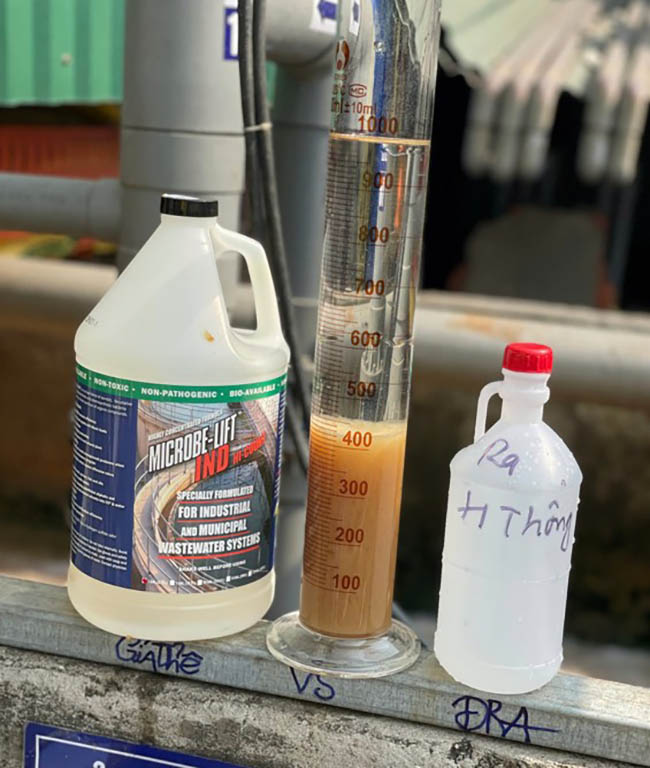 Bổ sung Microbe-Lift IND định kỵ để phân hủy chất hữu cơ, giúp COD/BOD đầu ra đạt chuẩn. Bổ sung Microbe-Lift IND định kỵ để phân hủy chất hữu cơ, giúp COD/BOD đầu ra đạt chuẩn.