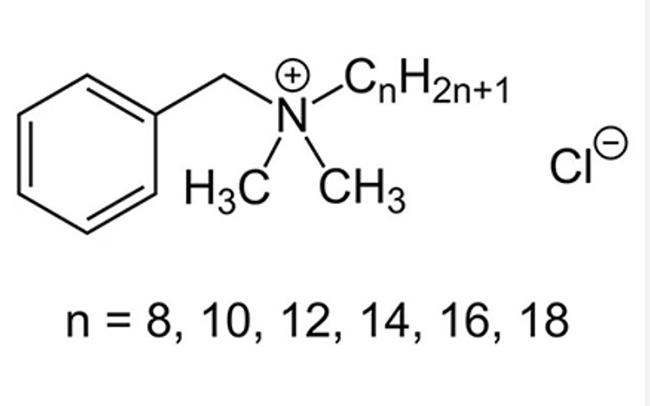 Công thức hóa học của BKC (Benzalkonium Chloride). Công thức hóa học của BKC (Benzalkonium Chloride).