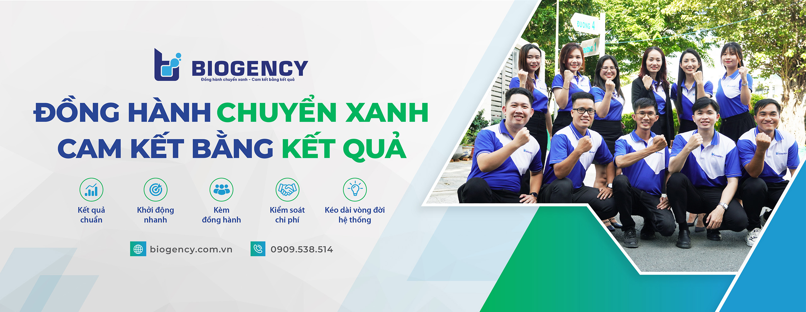 BIOGENCY - Đồng hành chuyển xanh, cam kết bằng kết quả