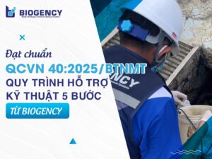 Đạt chuẩn QCVN 40:2025/BTNMT: Quy trình hỗ trợ kỹ thuật 5 bước từ BIOGENCY