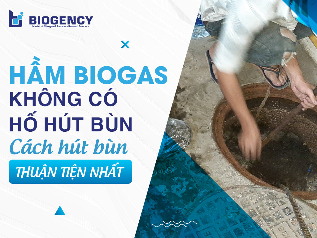 Hầm Biogas không có hố hút bùn thì hút thế nào? 4 cách hiệu quả