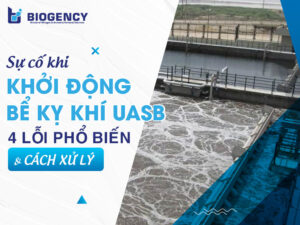 Sự cố khi khởi động bể kỵ khí UASB: 4 lỗi thường gặp và cách xử lý