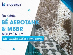 So sánh bể Aerotank và MBBR: Nguyên lý, ưu - nhược điểm và ứng dụng