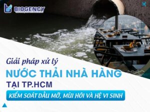 Giải pháp xử lý nước thải nhà hàng tại TP.HCM: Kiểm soát dầu mỡ, mùi hôi và hệ vi sinh