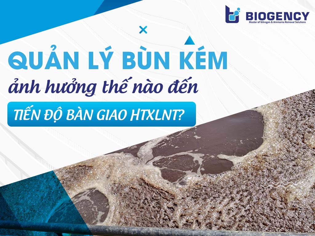 Quản lý bùn kém ảnh hưởng thế nào đến tiến độ bàn giao HTXLNT?